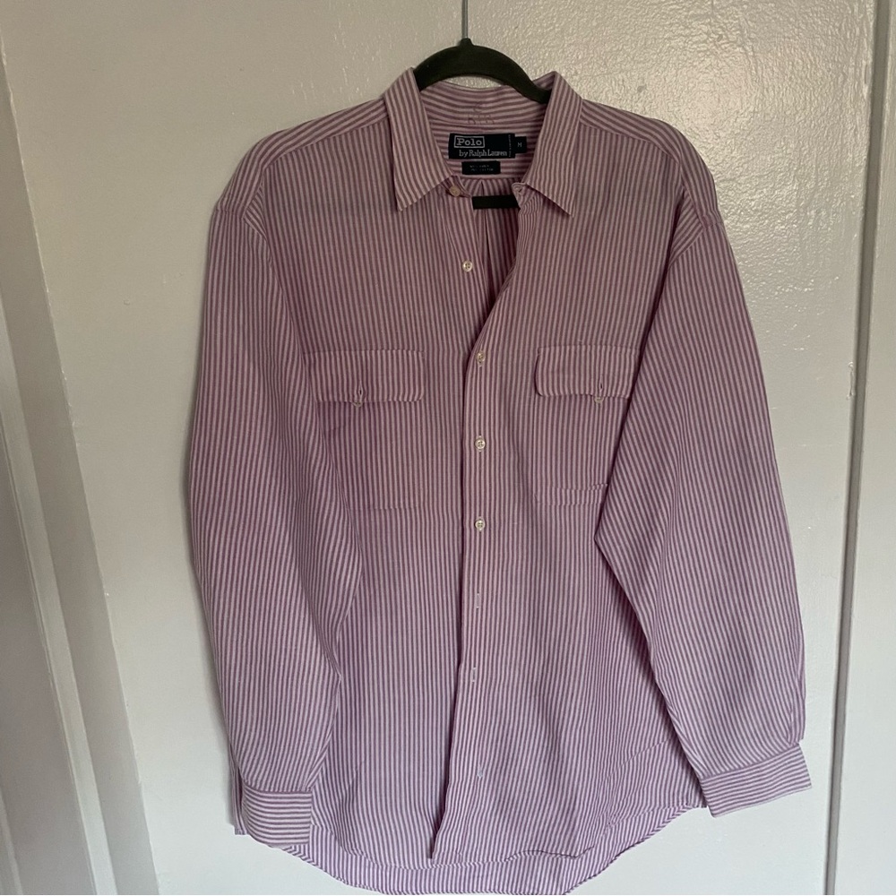 Ralph Lauren Purple Casual Button Down Shirt